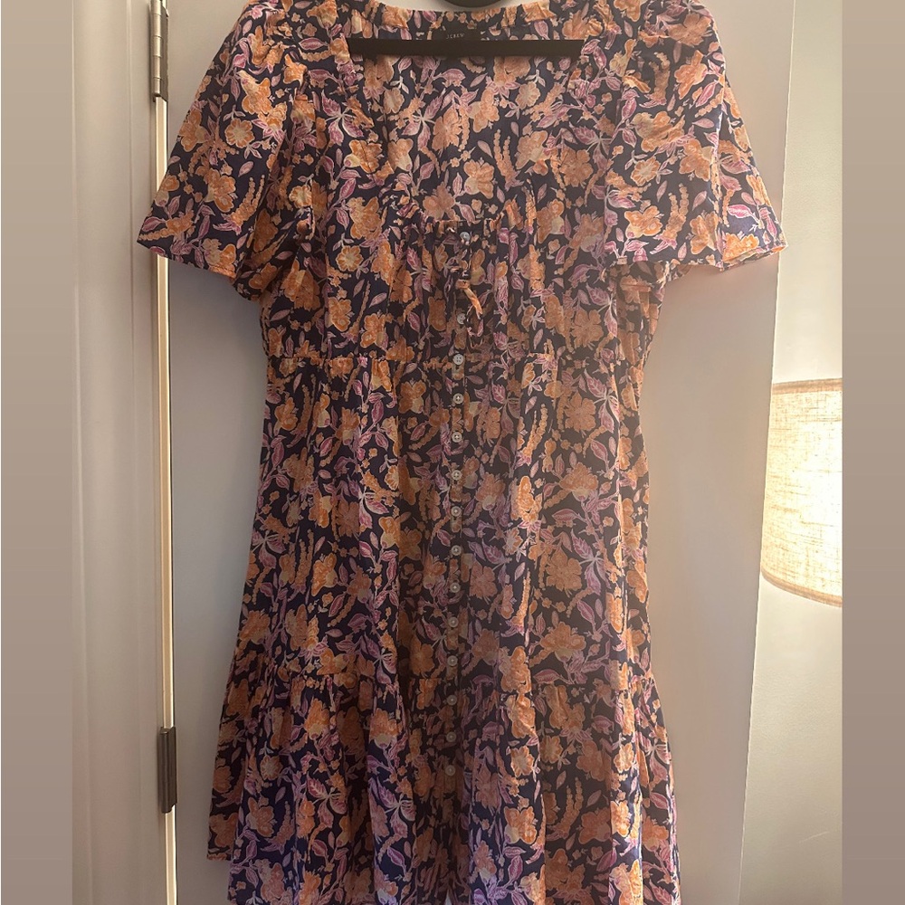 J. Crew Factory Floral Mini Dress